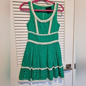 Spring Green Dress